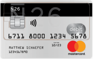 N26 Mastercard Debitcard Packliste